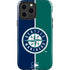 MLB Seattle Mariners Split iPhone 15 Pro Max Impact Case